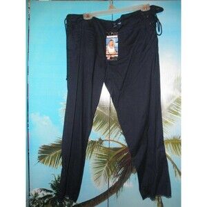 NEW by MAUI GIRL, MAUI & SONS, PANTS, JUNIORS SIZE 4, NAVY BLUE, FRAYED HEMS